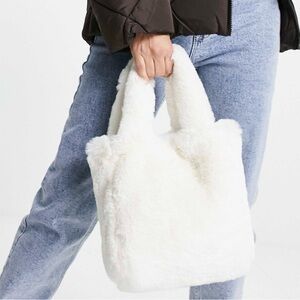 ASOS Threadbare Harlington Faux Fur Bag